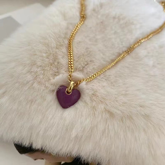 Purple Love Necklace