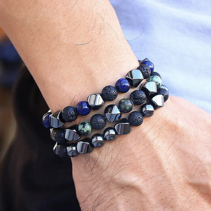 Natural Tigereye Volcanic Stone Bracelets