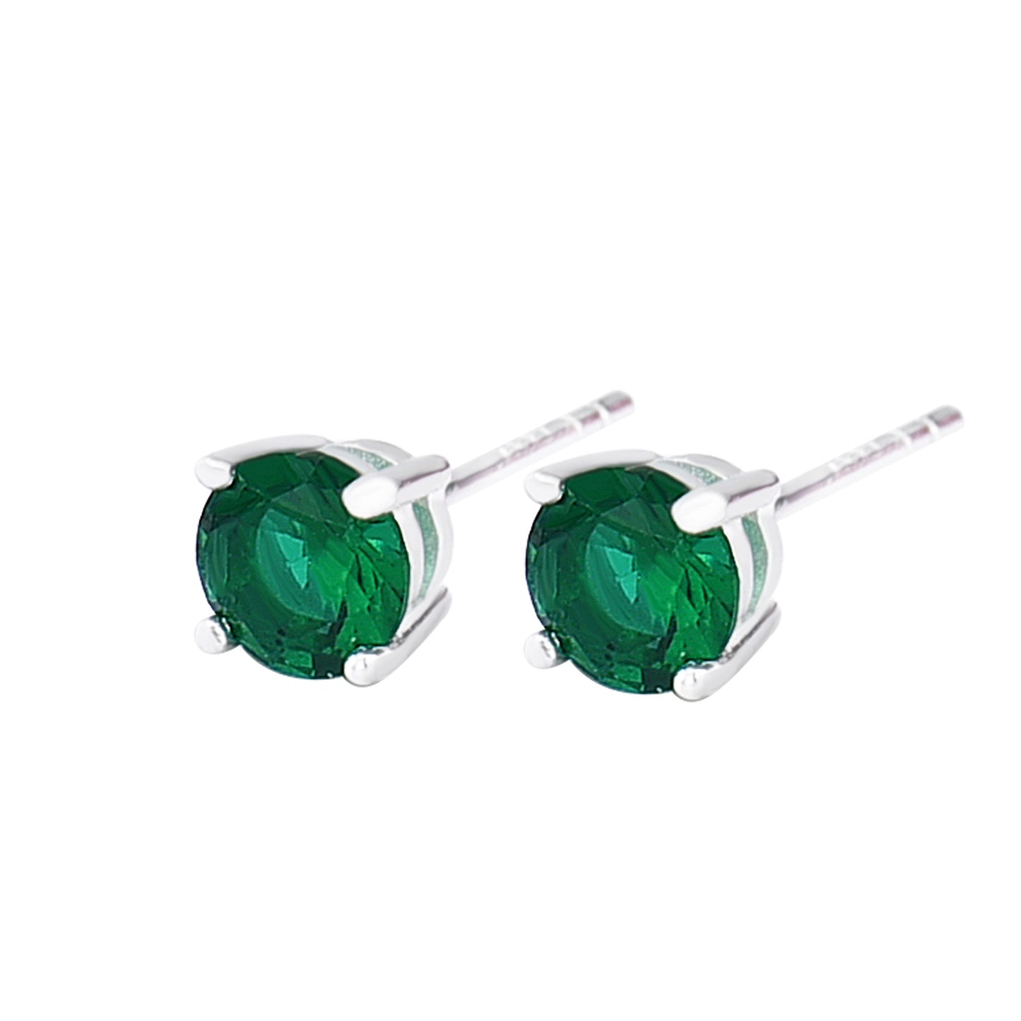 Coloured Zircon Stud Earrings