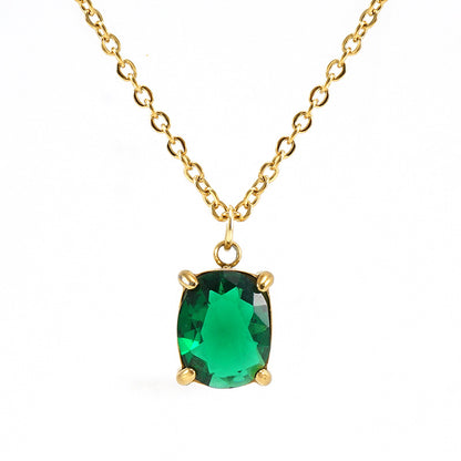 Zircon Pendant Necklaces