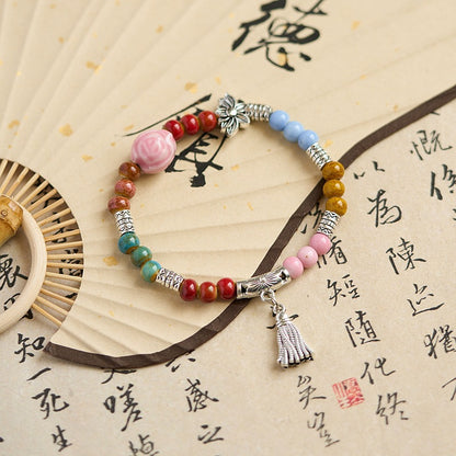 Ceramic Tibetan Style Bracelets