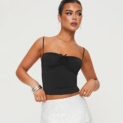 Sling Off-shoulder Slim Fit Sexy Vests