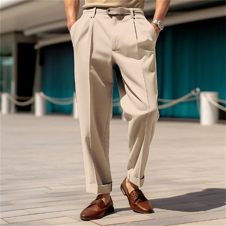 Casual Comfortable Mid-waist Trousers