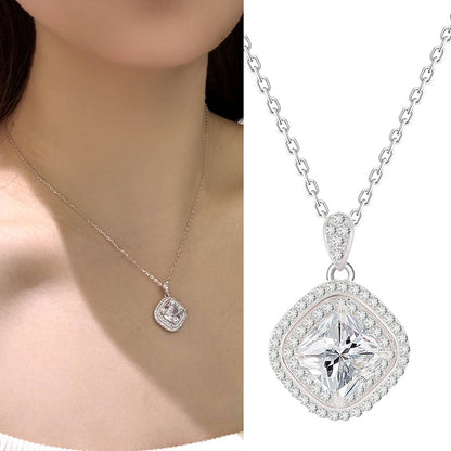 S925 Sterling Silver Necklace For Women, Light Luxury, No Fading