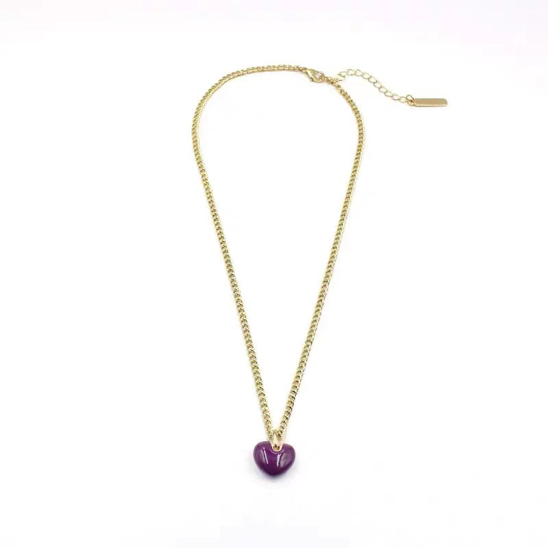 Purple Love Necklace