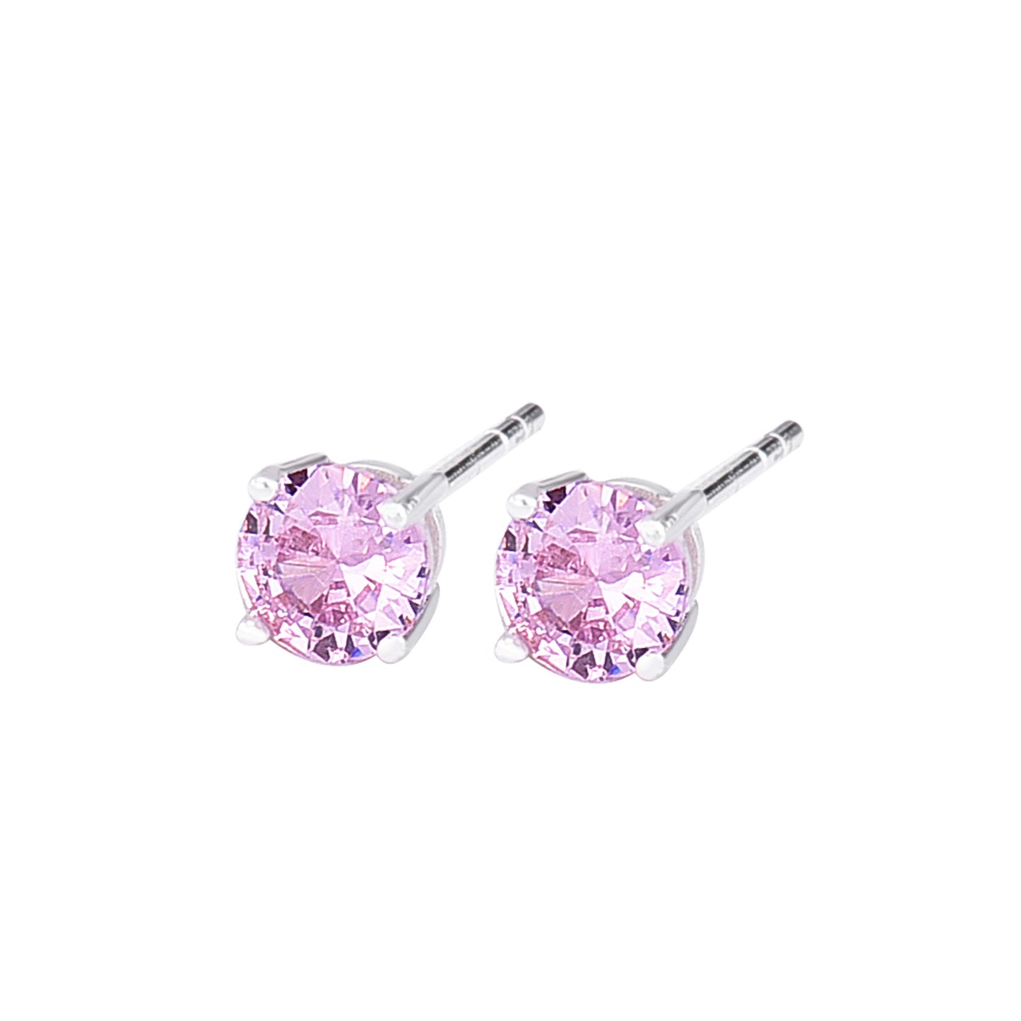 Coloured Zircon Stud Earrings