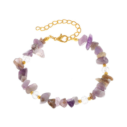 Crystal Shaped Gravel Bracelets