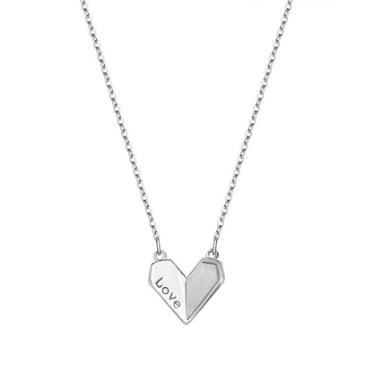 Heart-shaped White Shell Love Necklaces