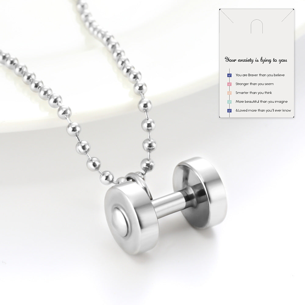 Dumbbell Necklaces