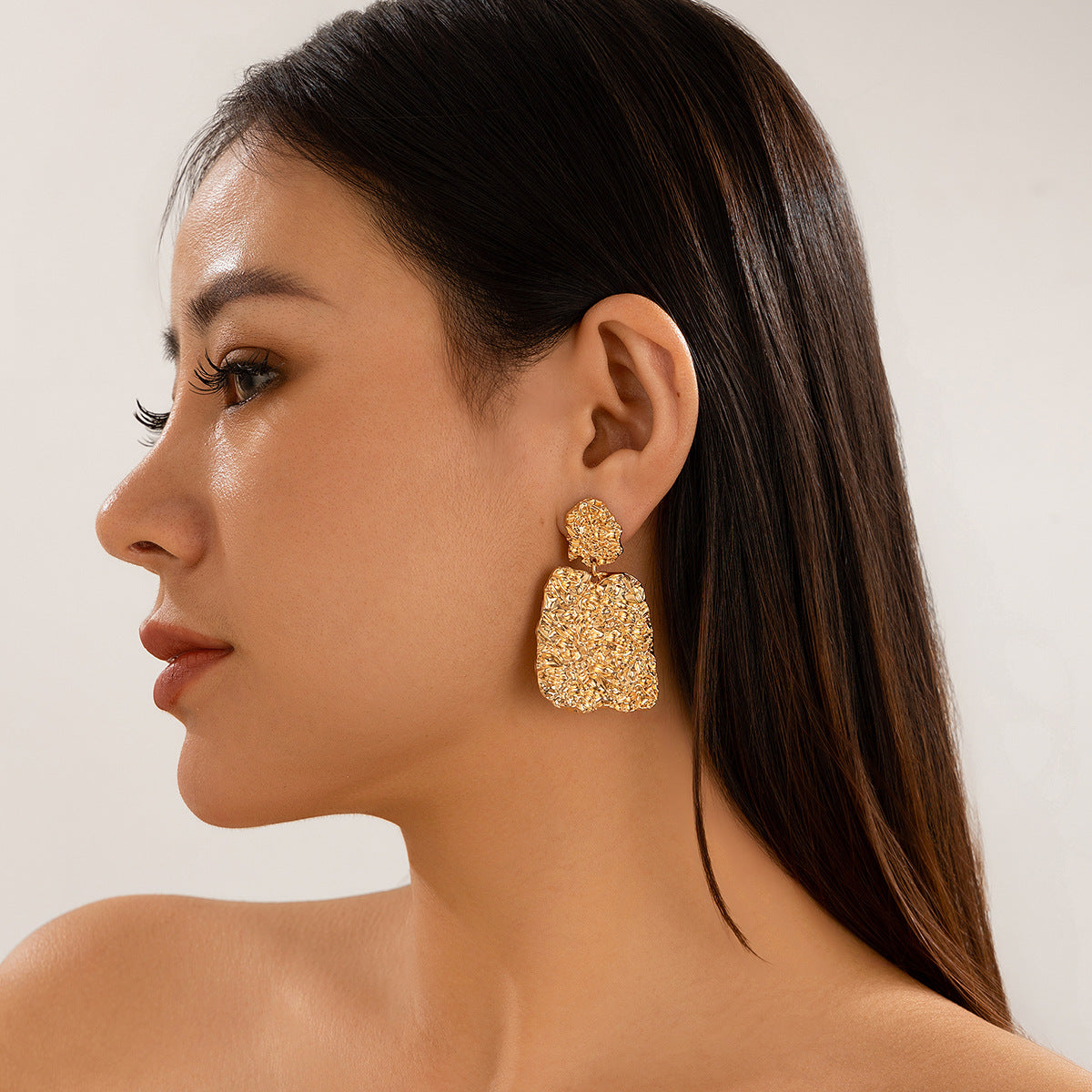 Irregular Scallop Earrings For Women Exaggerated