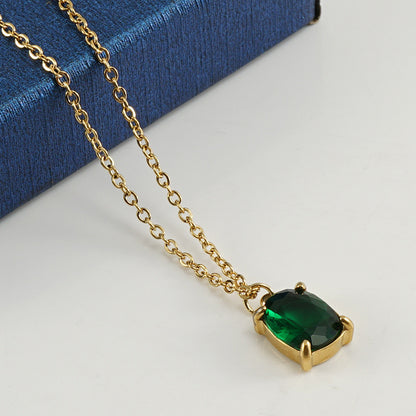 Zircon Pendant Necklaces