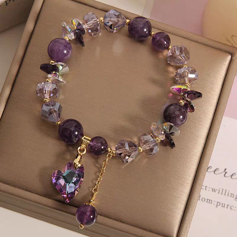 Natural Amethyst Bracelets