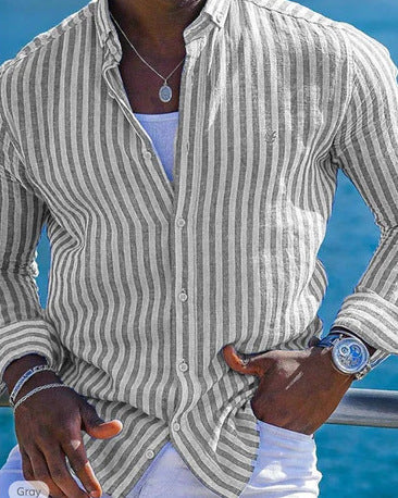 Lapel Long Sleeve Shirts