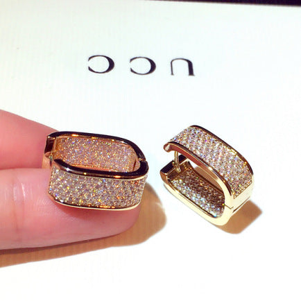 Shiny Geometric Earrings Women