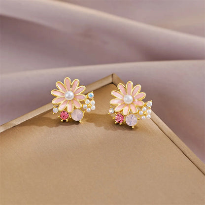 Flower Stud Earrings