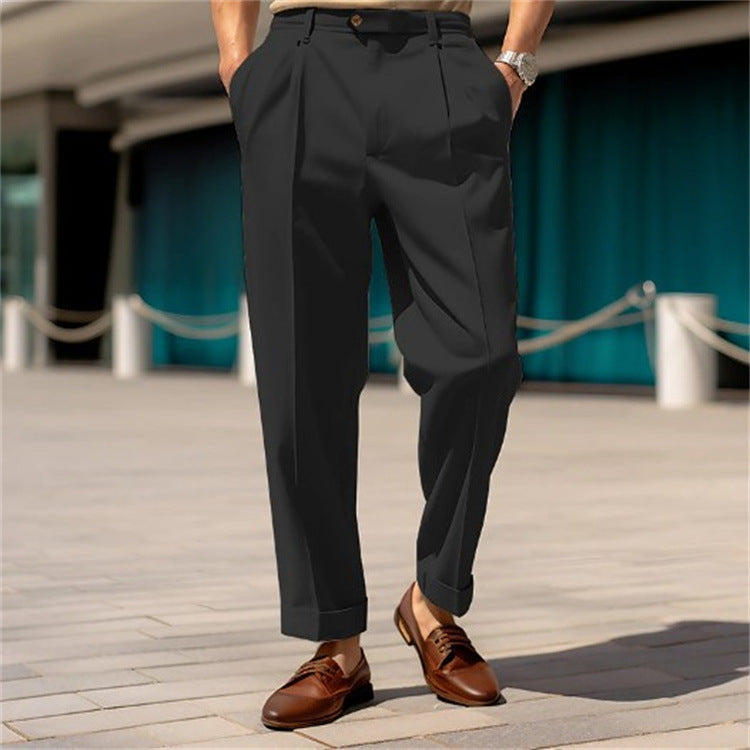 Casual Comfortable Mid-waist Trousers