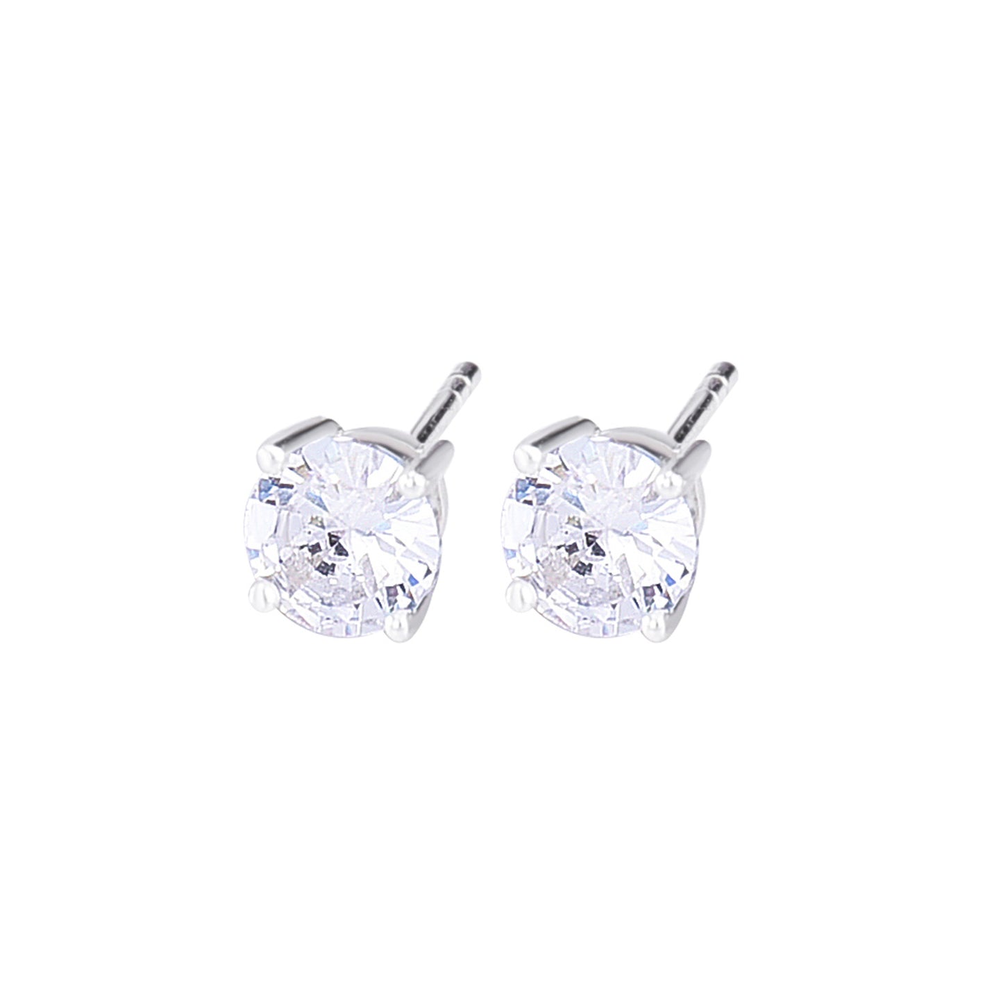 Coloured Zircon Stud Earrings