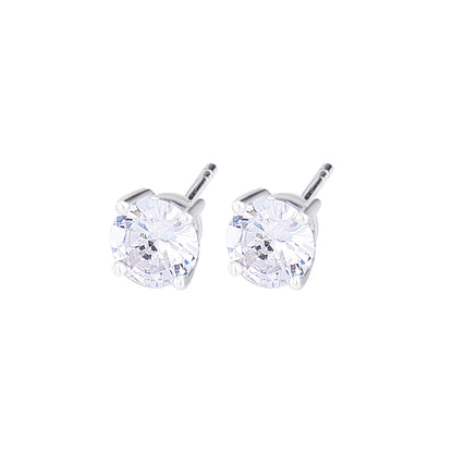 Coloured Zircon Stud Earrings