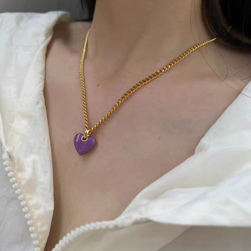 Purple Love Necklace