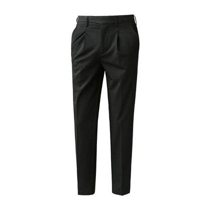 Casual Suit Slim-fitting Ankle-tied Cropped Pants