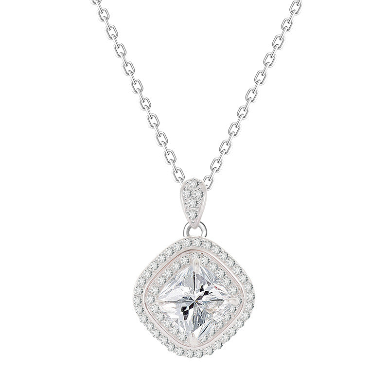 S925 Sterling Silver Necklace For Women, Light Luxury, No Fading