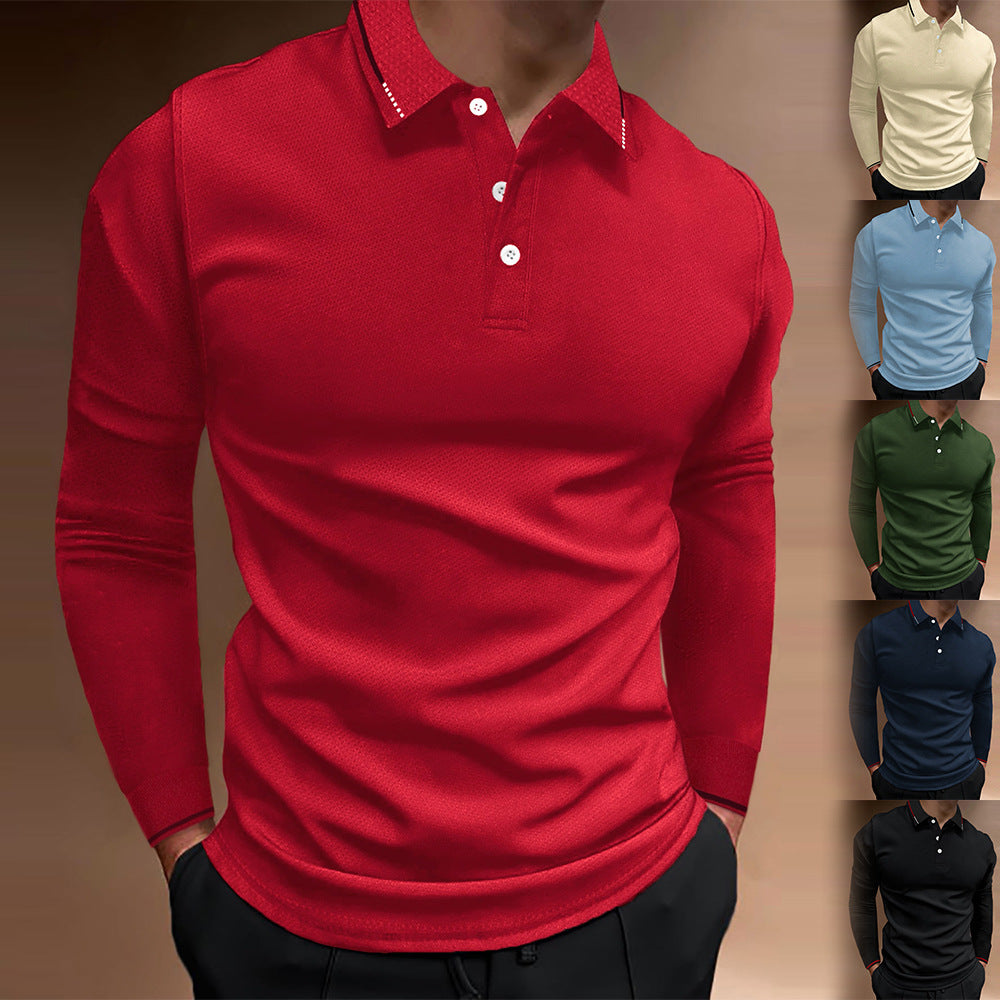 Casual Stand Collar Long-sleeved Shirts