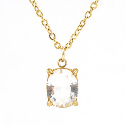 Zircon Pendant Necklaces