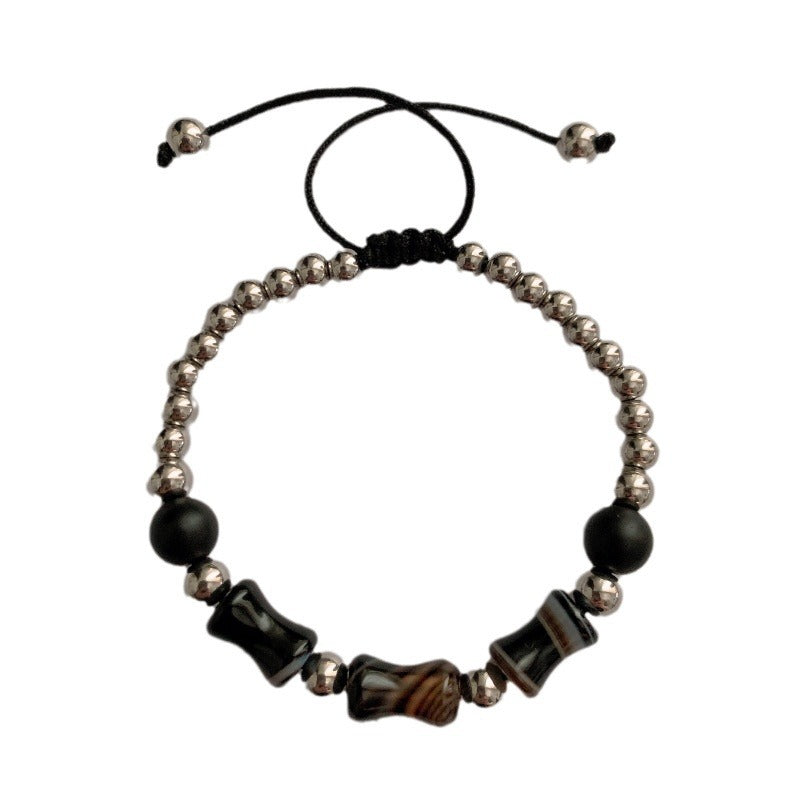 Agate Bamboo Bracelets Men