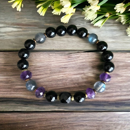 Obsidian 8mm Beaded Bracelets