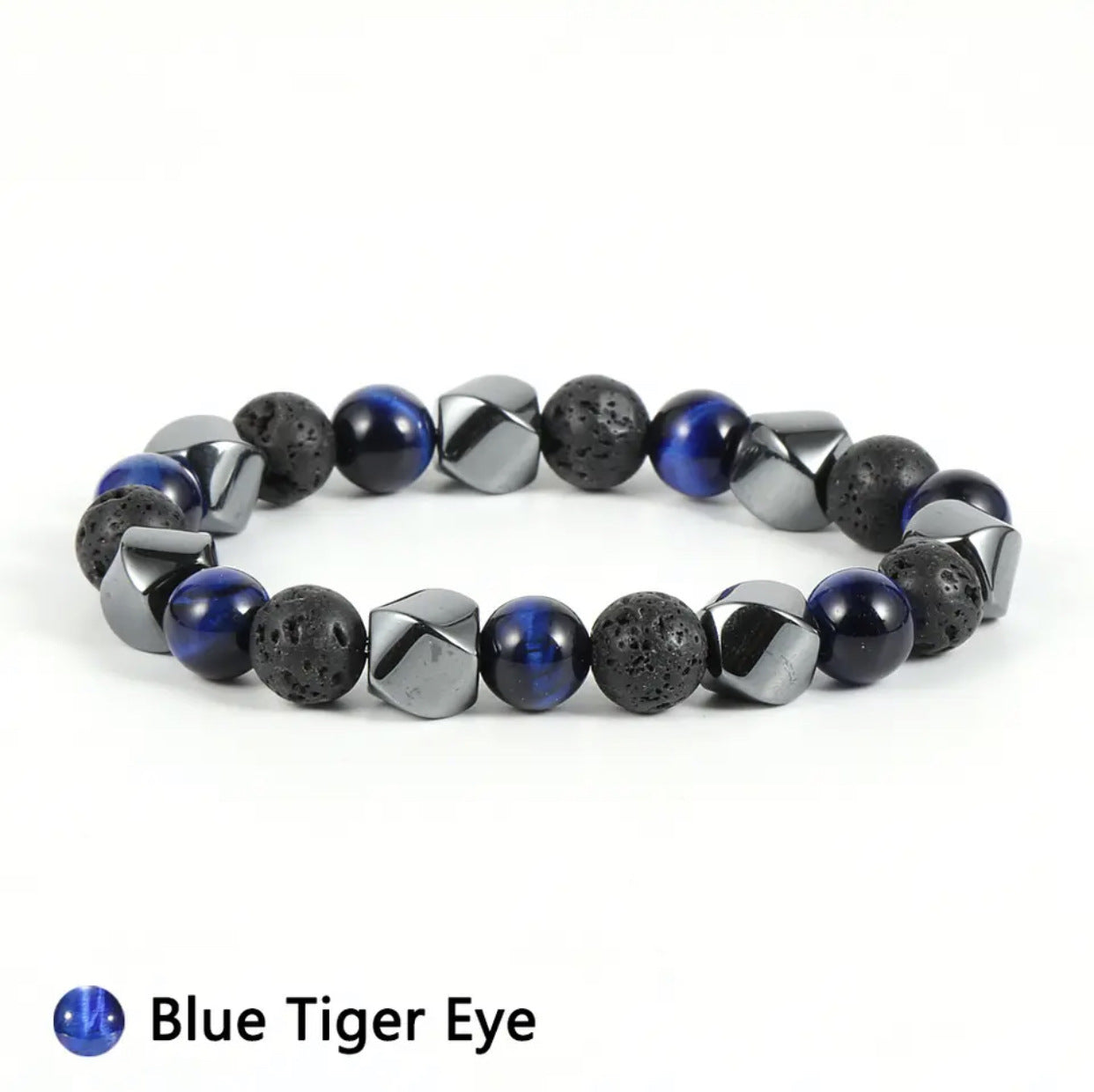 Natural Tigereye Volcanic Stone Bracelets