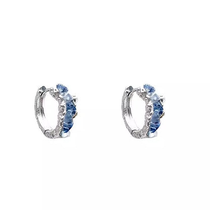 Irregular Crystal Design Earrings