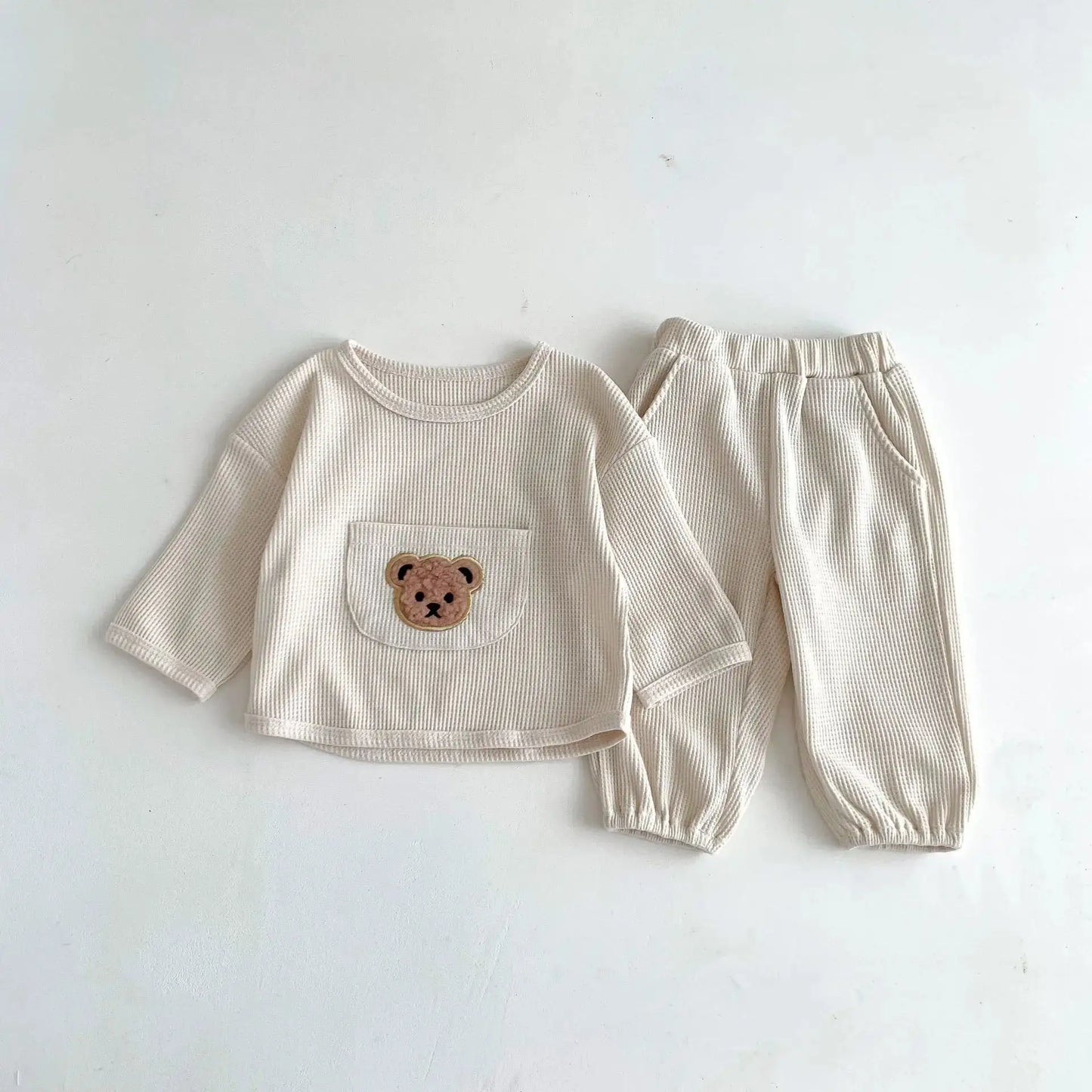 Bear Waffle Toddler Set