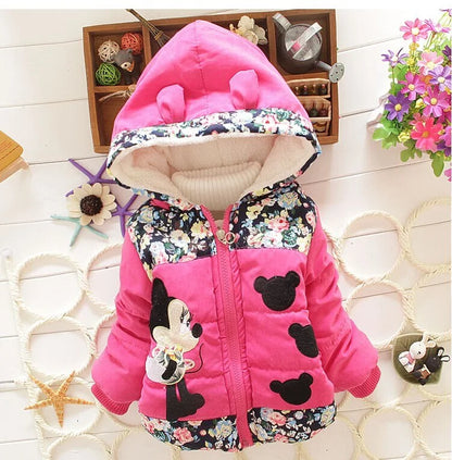 New Girls jackets fashion Minnie cartoon Clothing coats