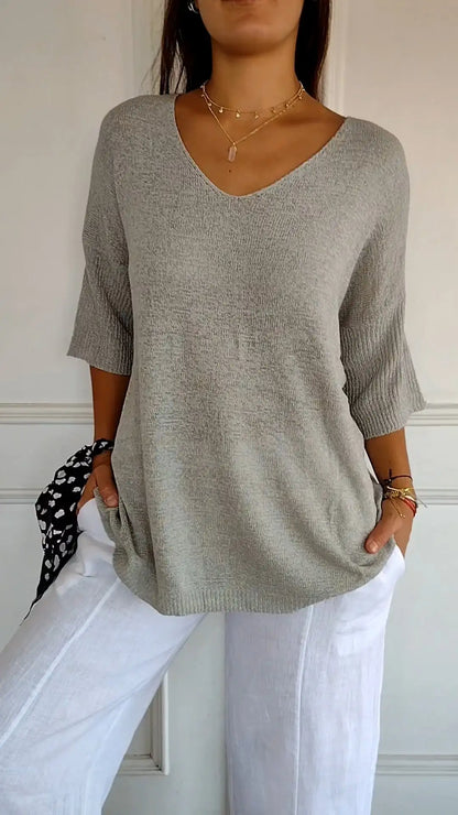 Trendy V-Neck Tops