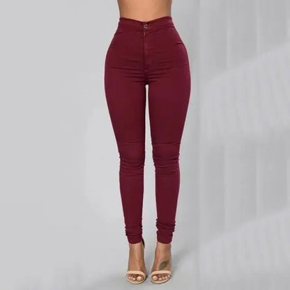 High Waist Solid Leggings