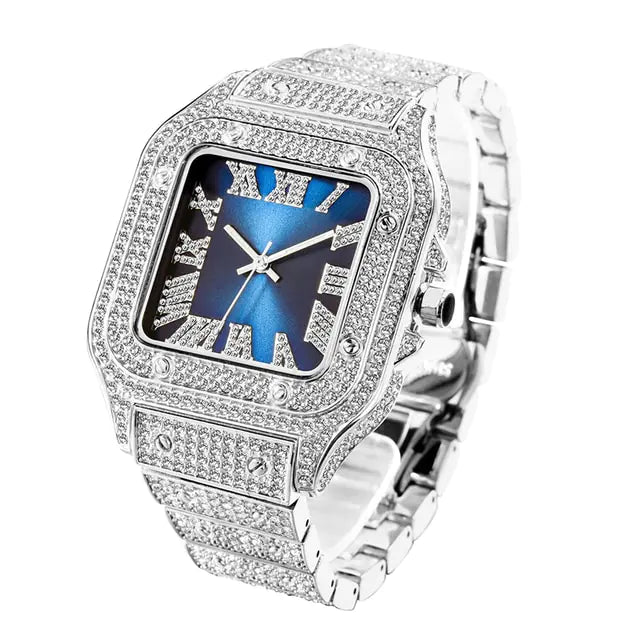 Iced Out Rhinestone Quartz Watches