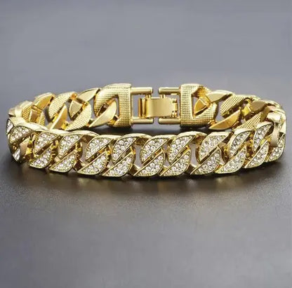 Miami Gold Curb Cuban Bracelets