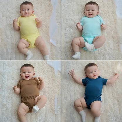 Bamboo Fiber Baby Rompers