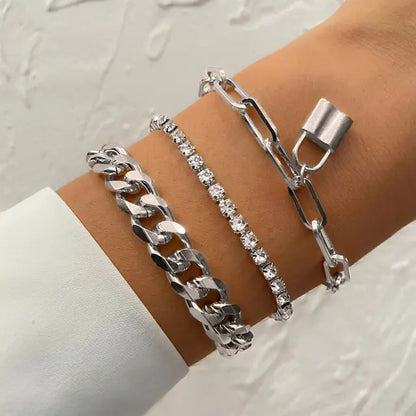 Charm Bracelet Bangles Set