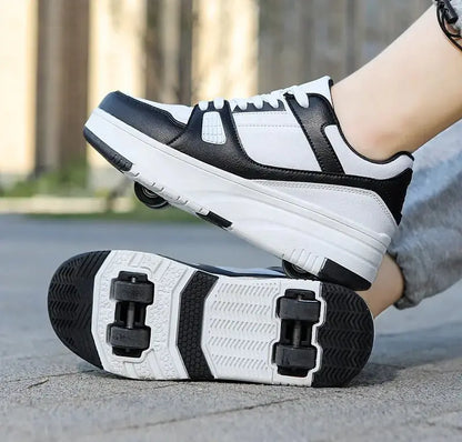 Rollschuhschuhe mit 4 Rädern für Kinder