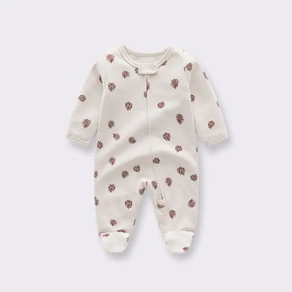 Newborn Baby Knitted Footie Jumpsuits