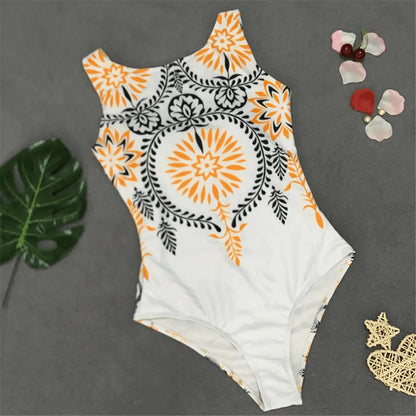 Tropical Printed Farm Swimsuit