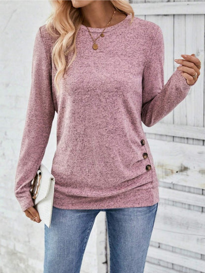 Long Sleeve Hollowed Leisure Sweaters