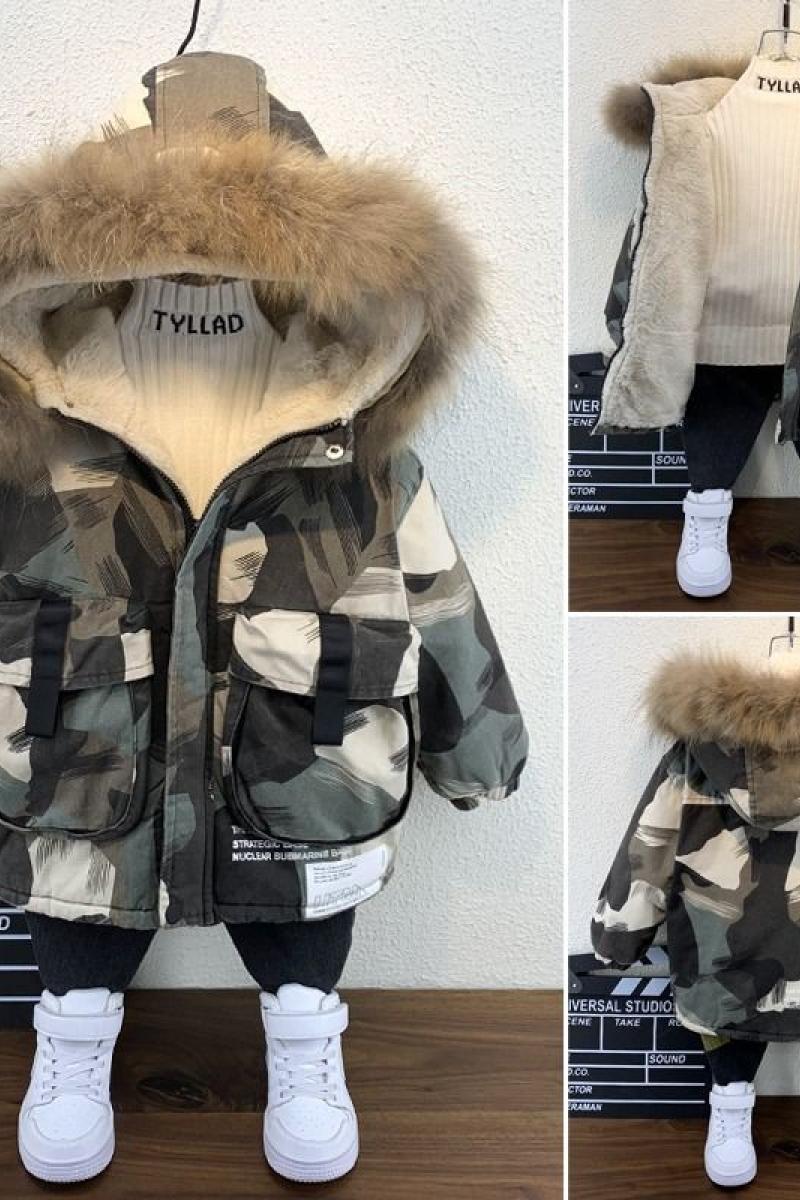 Baby Winter Camouflage Padded Jackets