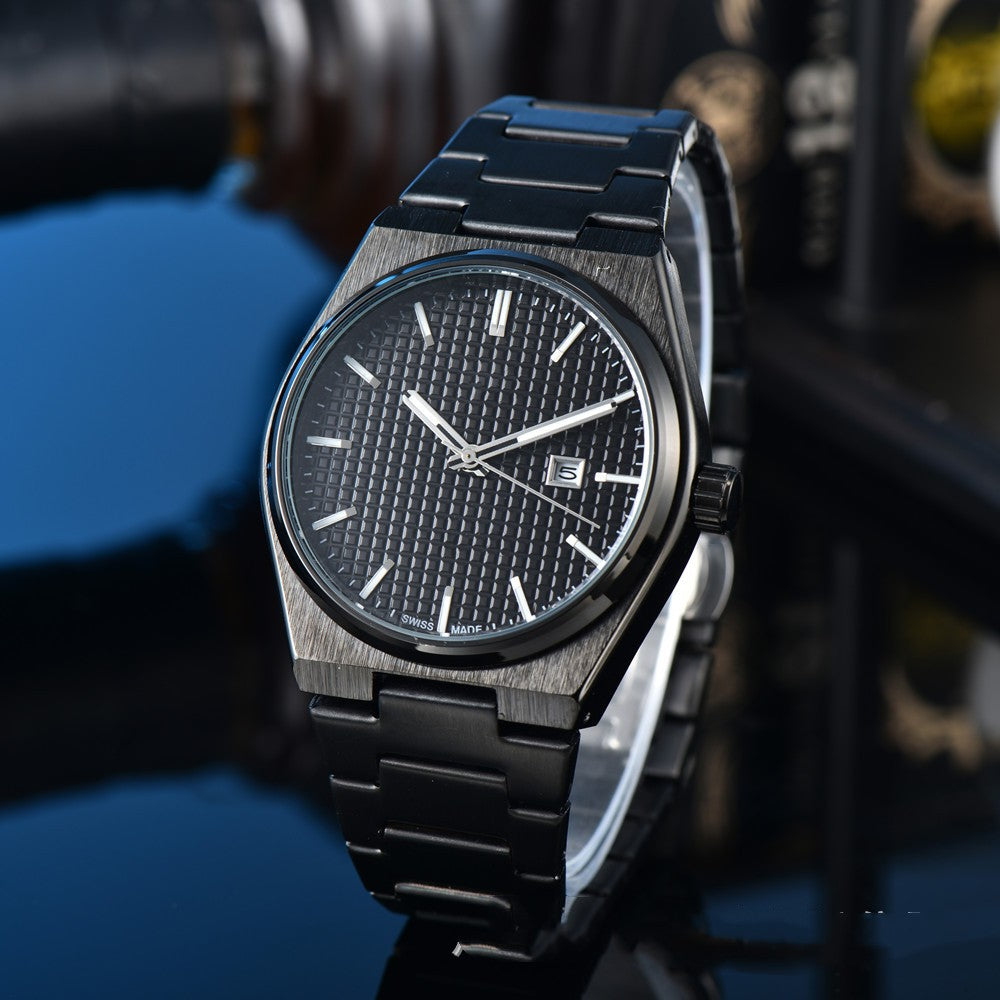 Business Casual Steel Belt Quartz Watches Men