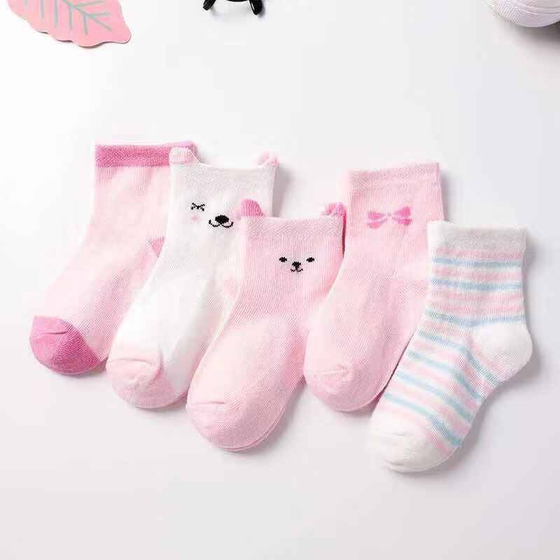 Children's Socks Thin Breathable Mid-calf Baby Boat Socks