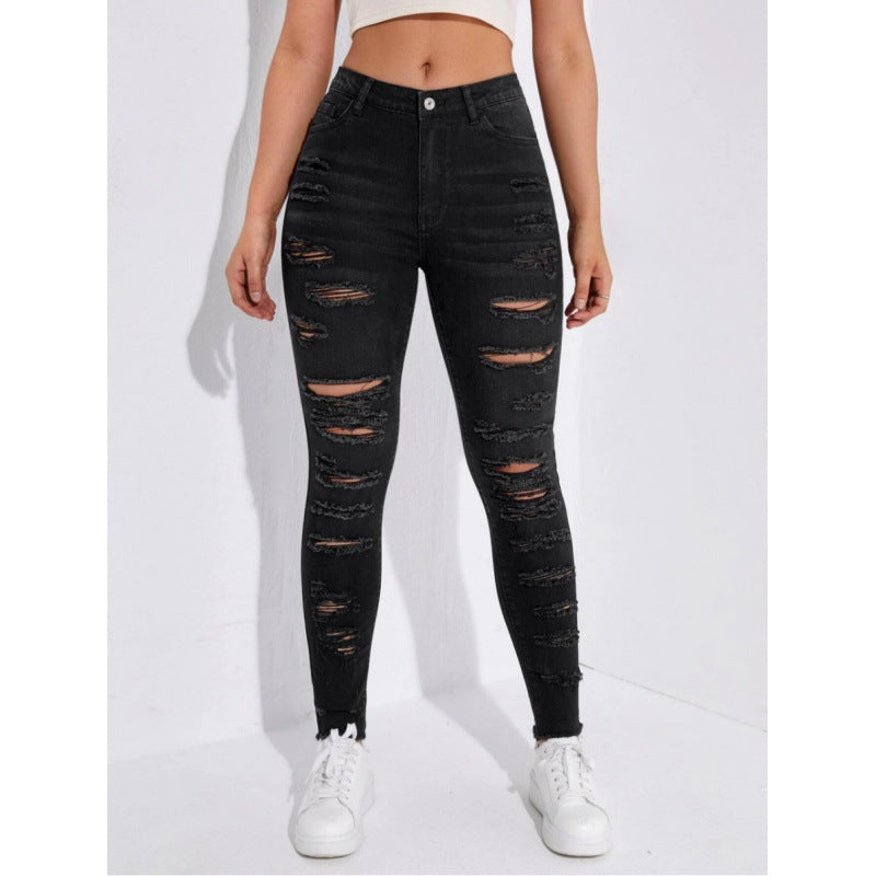 Skinny Denim Trousers For Women