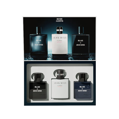 Floral Tone Men's Perfume Kit Three-piece Set