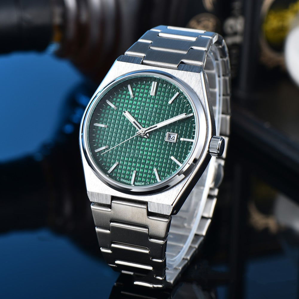 Business Casual Steel Belt Quartz Watches Men