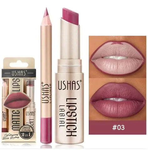 Matte Stain-Free Waterproof Nude Lipstick